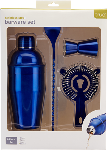 Blue Barware Set