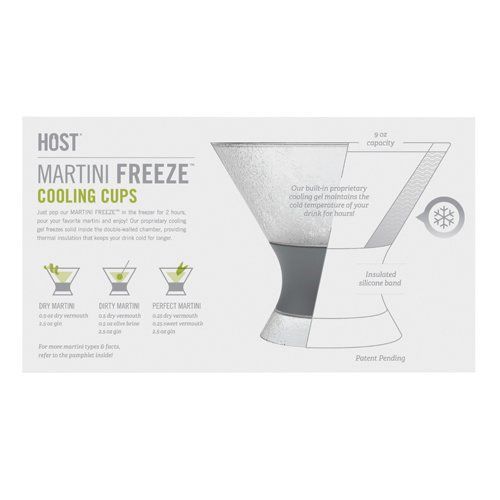 Martini FREEZE™ Cooling Cups (Set of 2)