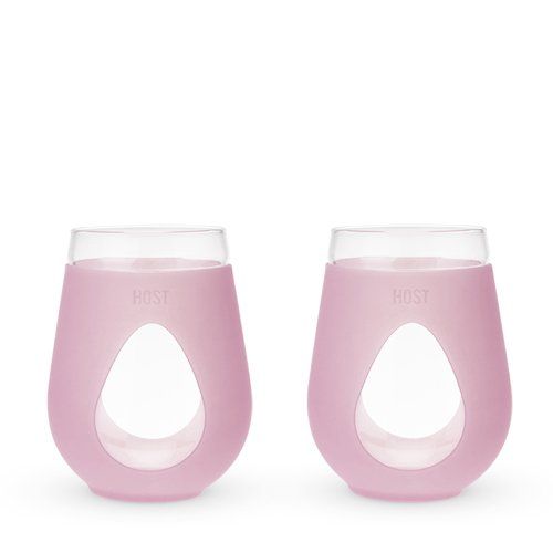 Revive Stemless Wine Glass Pink